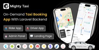Taxi - Flutter Online Taxi Booking Full Solution with Bidding
