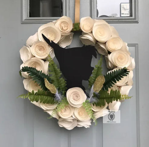 Make your own front door wreath.